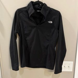Black North Face Quarter Zip